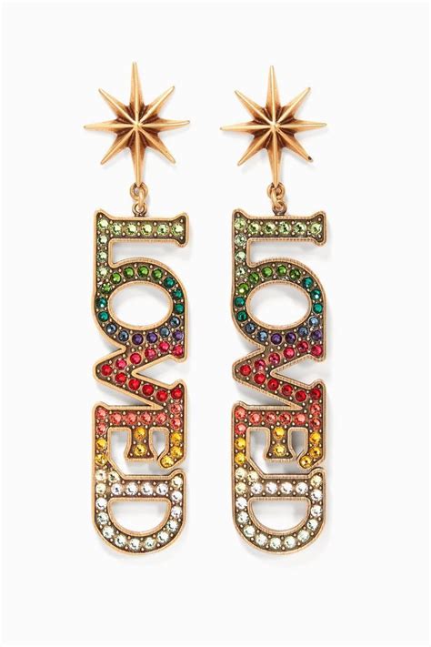 gucci loved earrings price|cheapest Gucci earrings.